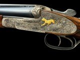 FANZOJ | DELUXE SIDELOCK DOUBLE RIFLE | 470 NE | GOLD INDIA GAME AND SCROLL ENGRAVED | CASED - 3 of 20