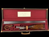 FLLI. PIOTTI | MODEL KING | 20GA | PATELLI ENGRAVED | SIDELOCK | EJECTOR | CASED - 19 of 19
