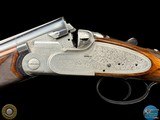 BERETTA S3 SIDELOCK O/U 12 GA - FLORAL & SCROLL - SINGLE TRIGGER -SOLID RIB - 10 of 20