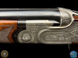 BERETTA S3 SIDELOCK O/U 12 GA - FLORAL & SCROLL - SINGLE TRIGGER -SOLID RIB - 8 of 20