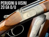PERUGINI & VISINI - 20 GA O/U -TOMASONI ENGRAVED - DETACHABLE TRIGGER GROUP - 1 of 20