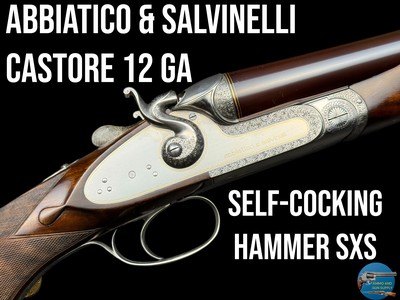 ABBIATICO & SALVINELLI (FAMARS) CASTORE 12 GA - SELF-COCKING HAMMER SXS - Image 1 of 20