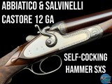 ABBIATICO & SALVINELLI (FAMARS) CASTORE 12 GA - SELF-COCKING HAMMER SXS - Image 1 of 20