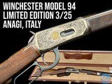 LIMITED EDITION #3/25 - WINCHESTER MODEL 94 - ITALY ANAGI 25TH ANNIVERSARY - 1 of 20