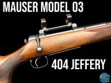 MINTY MAUSER GERMANY - MODEL 03 404 JEFFERY -30mm QD RINGS- DETACHABLE MAG -2011 - 1 of 20