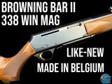 LIKE-NEW BROWNING BAR II - 338 WIN MAG - MADE IN BELGIUM - 1992 - 1 of 20