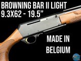 LIKE-NEW BROWNING BAR II LIGHT - 9.3X62 - MADE IN BELGIUM - 2003 - 1 of 20
