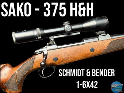 MINT SAKO FINLAND - 75 -375 H&H- DETACHABLE MAG - SCHMIDT & BENDER 1.5-6X42 - Image 1 of 20