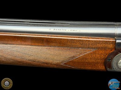 BERETTA SO2 12 GA SIDELOCK O/U - 28" MOD/FULL - HIGH COMB - 1975 - Image 14 of 20