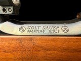 COLT SAUER | 270 WIN | DELUXE SPORTING RIFLE | QUICK-DETACH 1