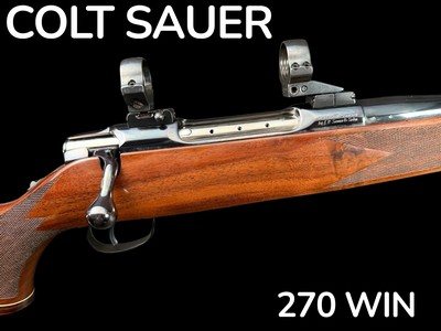 COLT SAUER | 270 WIN | DELUXE SPORTING RIFLE | QUICK-DETACH 1