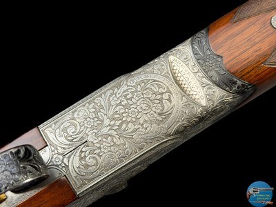 BERETTA SO4 - CUSTOM ORDER - 12 GA O/U HAND-DETACHABLE - FERRANTE ENGRAVED - Image 9 of 20