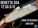 BERETTA SO4 - CUSTOM ORDER - 12 GA O/U HAND-DETACHABLE - FERRANTE ENGRAVED - Image 1 of 20