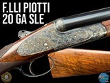 F.LLI PIOTTI - 20 GAUGE SLE - CASE COLOR - SINGLE TRIGGER - VASCO ENGRAVED - 1 of 20