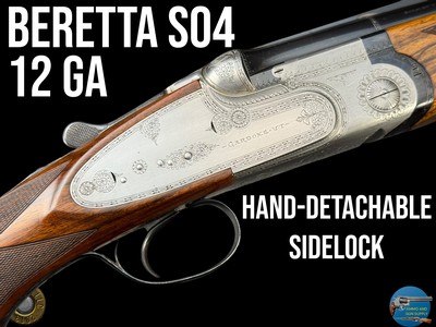 BERETTA SO4 TRAP - HAND-DETACHABLE SIDELOCK - 12 GA 29