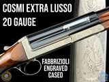 COSMI MOD. EXTRA LUSSO 20 GA - FABBRIZIOLI ENGRAVED - CASED - 1977