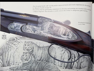 MARIO TERZI ENGRAVED - KRIEGHOFF CLASSIC BIG FIVE 500/416 + 20 GA BBLS - IN TERZI BOOK PAGES 92-95 - CASED - ZEISS SCOPE - Image 19 of 20
