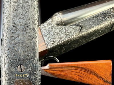 WINCHESTER | MODEL 21 SKEET | CUSTOM | FULL SCROLL ENGRAVED | 12GA-26