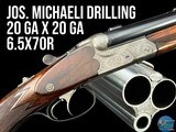 JOS. MICHAELI GERMANY - DRILLING - 20 GA X 20 GA X 6.5X70R - 1923 - Image 1 of 18