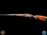 1931 J. ALBRECHT SIDELOCK DRILLING 12GAX12GAX8X57 - GAME SCENE ENGRAVED - Image 3 of 20