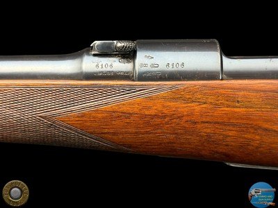1903 JOHN RIGBY & CO SPORTING BEST BOLT RIFLE - 9.3X62 - CASED - Image 10 of 20
