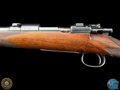 1903 JOHN RIGBY & CO SPORTING BEST BOLT RIFLE - 9.3X62 - CASED - Image 9 of 20