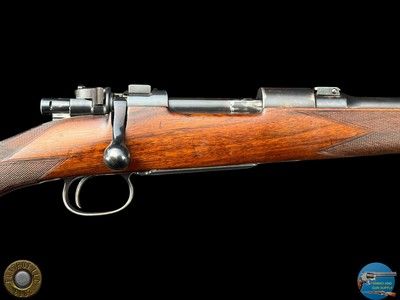 1903 JOHN RIGBY & CO SPORTING BEST BOLT RIFLE - 9.3X62 - CASED - Image 7 of 20