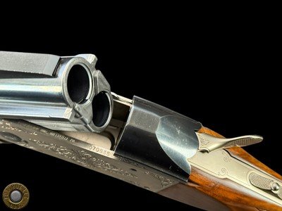 KRIEGHOFF K-80 12 GA - 2 BARREL SET - 32" W/ ADJ. RIB + 30" - CASED W/ ACC - LH STOCK - Image 11 of 20