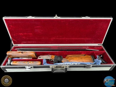 KRIEGHOFF K-80 12 GA - 2 BARREL SET - 32" W/ ADJ. RIB + 30" - CASED W/ ACC - LH STOCK - Image 20 of 20