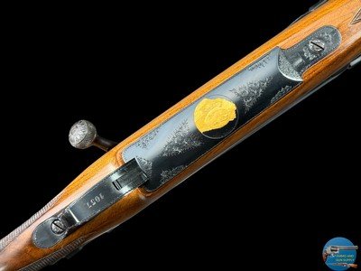 CASARTELLI ITALY - DELUXE 416 RIGBY BOLT RIFLE - GOLD LION - S&B 1.5-6X42 - Image 7 of 20