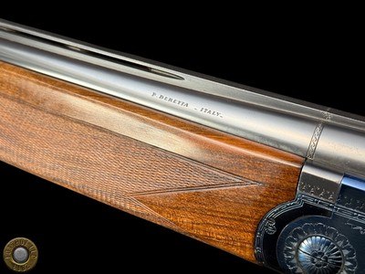 BERETTA SO4 CUSTOM NITRE BLUE 12 GA - 30" IM/FULL - DELUXE WOOD - Image 12 of 20