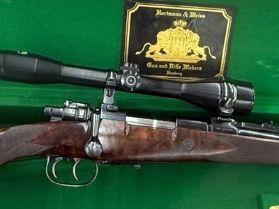 HARTMANN & WEISS | 243 WIN | ENGRAVED | SCHMIDT & BENDER SCOPE | CASED - Image 1 of 20