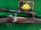 HARTMANN & WEISS | 243 WIN | ENGRAVED | SCHMIDT & BENDER SCOPE | CASED - Image 1 of 20