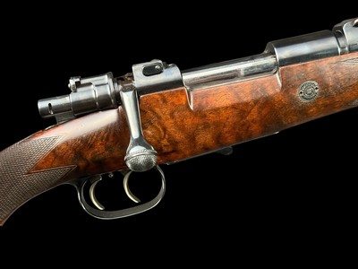 HARTMANN & WEISS | 243 WIN | ENGRAVED | SCHMIDT & BENDER SCOPE | CASED - Image 7 of 20