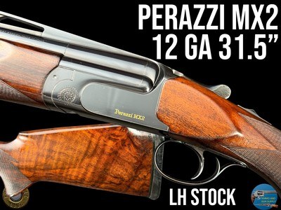 PERAZZI MX2 12 GA 31.5" - MULTI-CHOKE/FULL - RAISED RIB - LH STOCK - 1990 - Image 1 of 20