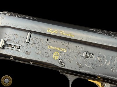 FN BROWNING AUTO 5 LIGHT TWELVE SPECIAL FOR WOODCOCK - GOLD INLAID - Image 17 of 20