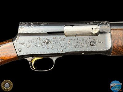 FN BROWNING AUTO 5 LIGHT TWELVE SPECIAL FOR WOODCOCK - GOLD INLAID - Image 6 of 20