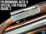 RARE FN A-5 GRADE 3 ENGRAVED FACTORY SPECIAL FOR PIGEONS - GOLD INLAID