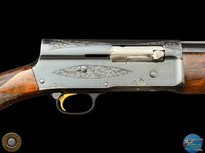 RARE FN A-5 GRADE 3 ENGRAVED FACTORY SPECIAL FOR PIGEONS - GOLD INLAID - Image 6 of 20