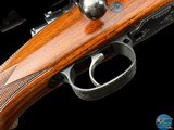 DUMOULIN BELGIUM - TAKE-DOWN 30-06 BOLT RIFLE - ROSE & SCROLL - CASED - Image 9 of 20
