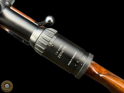 DUMOULIN BELGIUM - TAKE-DOWN 30-06 BOLT RIFLE - ROSE & SCROLL - CASED - Image 10 of 20
