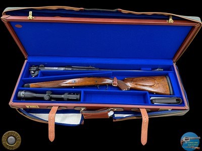 DUMOULIN BELGIUM - TAKE-DOWN 30-06 BOLT RIFLE - ROSE & SCROLL - CASED - Image 2 of 20