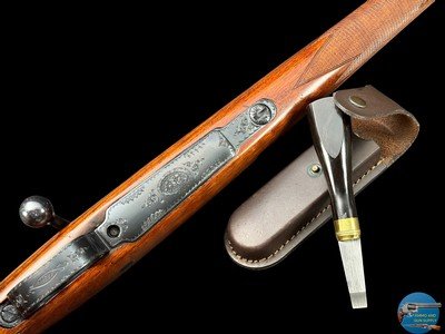 DUMOULIN BELGIUM - TAKE-DOWN 30-06 BOLT RIFLE - ROSE & SCROLL - CASED - Image 20 of 20