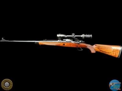 DUMOULIN BELGIUM - TAKE-DOWN 30-06 BOLT RIFLE - ROSE & SCROLL - CASED - Image 4 of 20