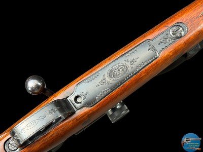 DUMOULIN BELGIUM - TAKE-DOWN 30-06 BOLT RIFLE - ROSE & SCROLL - CASED - Image 8 of 20