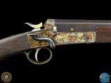 W.J. JEFFERY & CO. LONDON - SIDELEVER ROOK RIFLE 297/230 LONG - CASED - Image 6 of 19