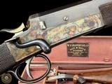 W.J. JEFFERY & CO. LONDON - SIDELEVER ROOK RIFLE 297/230 LONG - CASED - Image 1 of 19