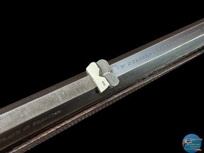 W.J. JEFFERY & CO. LONDON - SIDELEVER ROOK RIFLE 297/230 LONG - CASED - Image 14 of 19