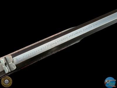 W.J. JEFFERY & CO. LONDON - SIDELEVER ROOK RIFLE 297/230 LONG - CASED - Image 13 of 19