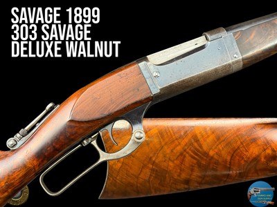 SAVAGE MODEL 1899 - 303 SAVAGE - DELUXE STOCK - PEEP SIGHT - 1909